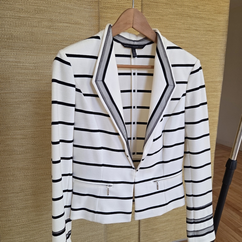 Women's Striped Blazer - White House Black Market